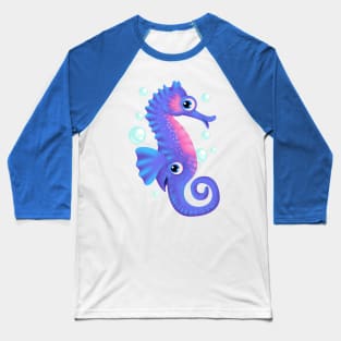 Seahorse Elephant Baseball T-Shirt